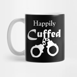 Happily Cuffed Boyfriend Girlfriend Relationship Mug